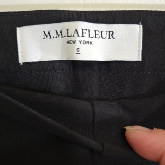 M.M. Lafleur The Foster Cigarette Pant PowerStretch In Black 6 - Picture 6 of 9